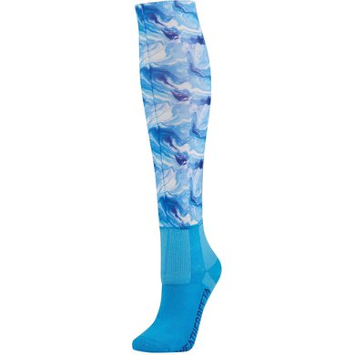 Weatherbeeta Sokken Swirl Marble Blauw One Size