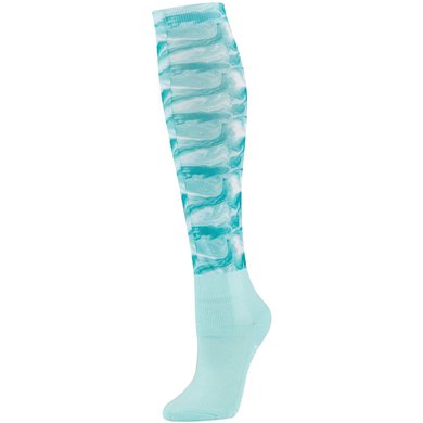 Weatherbeeta Sokken Stocking Swirl Marble Turquoise One Size