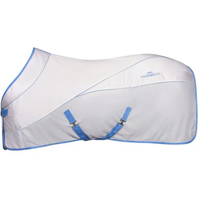 Weatherbeeta Couvertures Anti-Transpiration Air-Tec Cooler Standard Neck Blanc/Bleu