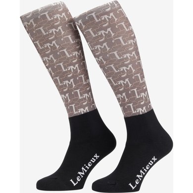 LeMieux Socks Footsie Florence Adult Walnut 36-40