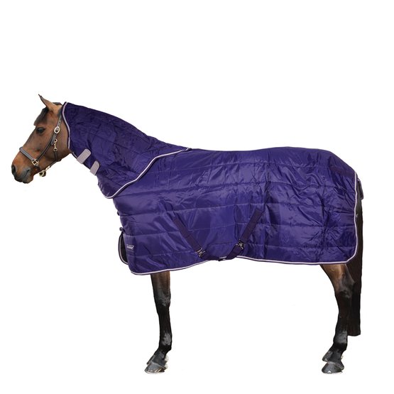 Shires Tempest Original 100g Horse Stable Rug and Detachable Neck Set in Blue 