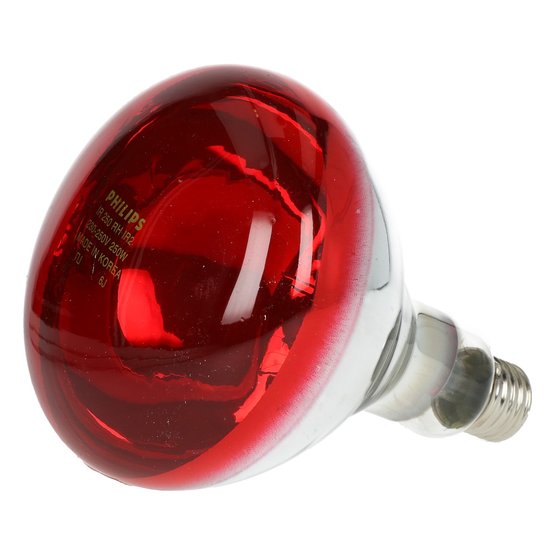 Lampe chauffante infrarouge, PAR38, rouge, 175 W