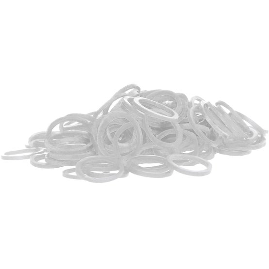 Kerbl Rubber Bands Silicone White 500pcs 