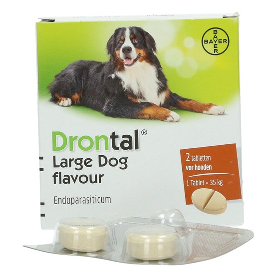 Drontal Drontal Flavour Large Dog 2 Tablets