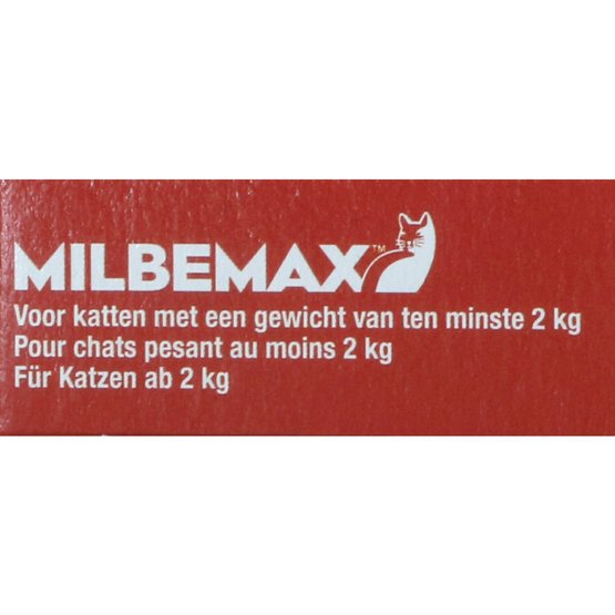 Milbemax Comprime Vermifuge Appetant Pour Chat 2 12kg 4tabl 4 Tablettes Agradi Fr