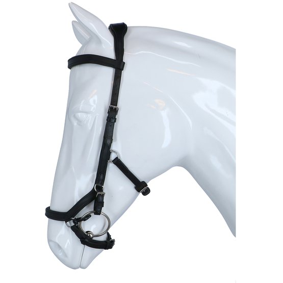 Micklem Deluxe Competition Bridle Leather black size cob 