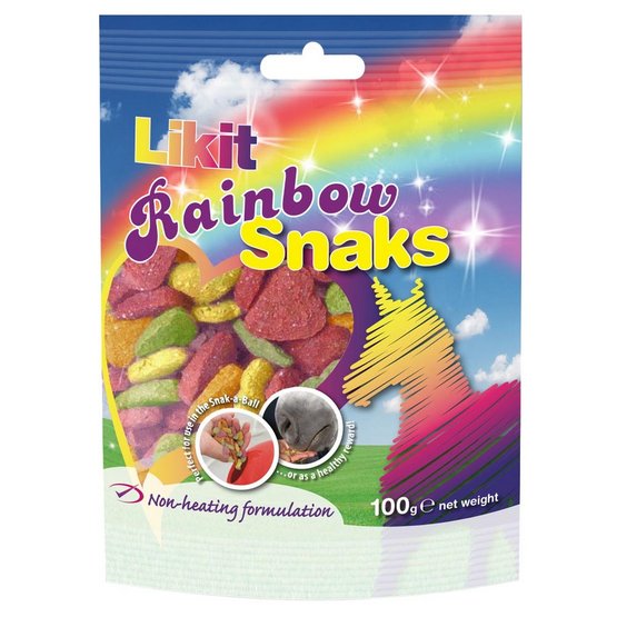 All Sizes Likit Rainbow Snaks Stable And Yard Horse Treats 