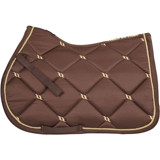 Back on Track Saddlepad Night Collection Jumping Coffee-Brown 