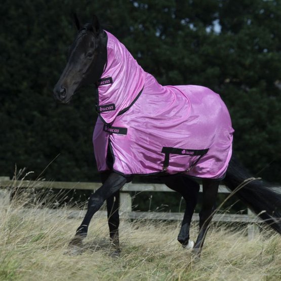 5'6" or 5'9" Hot Pink 5'3" Combo Fly Rug BUCAS Freedom Fly Sheet Full Neck 
