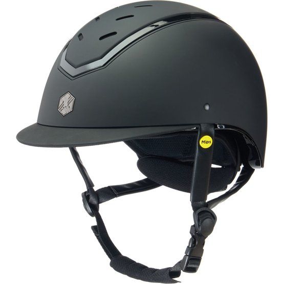 Charles Owen Cap Kylo MIPS Black Matte Black Gloss Agradi