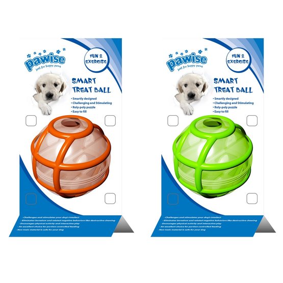 Dog Activity Labyrinth Toys Rubber Snack Ball 8cm Wtih Various