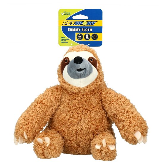 sloth dog toy