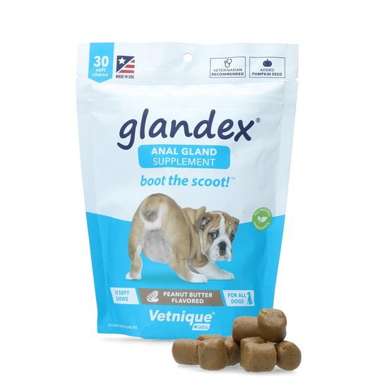 Glandex 44975 Suppl-ment de fibres de glande anale pour chiens et chats, 4  oz 