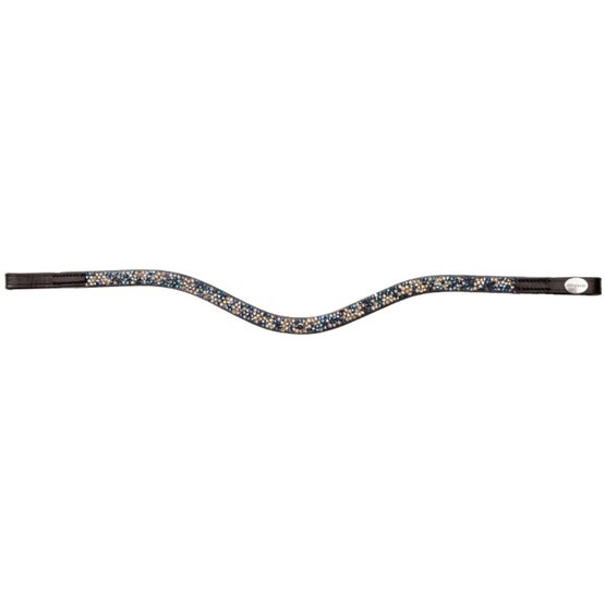 Kavalkade Monique Curved Patent Leather Crystal Browband 20262 