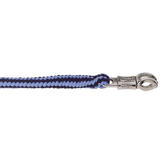 Covalliero Lead Rope Hippo Panic Hook Light Blue/Navy Blue 200cm 