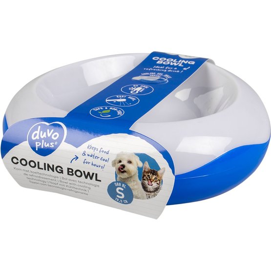 Havoc as a result Soda water Duvo+ Cooling bowl Blue / White - Agradi.com