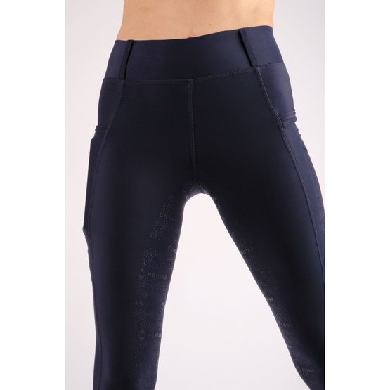 Montar Ebba Pull-On Tights - Navy, Fullgrip – Horse By Horse