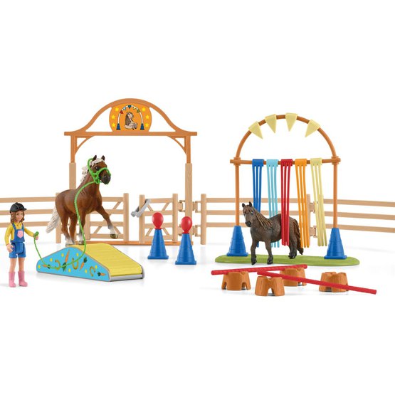 Schleich Playset Horse Club Horse Club Chevaux Invités De Hannah Ave  couleur 11x4,5x6,5 