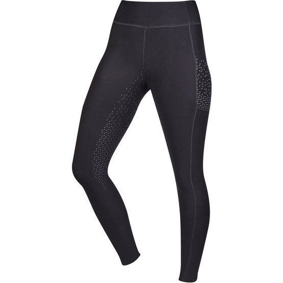 NWT Fabletics Sync High Waisted Perforated 7/8 Leggings in Black Size  Medium